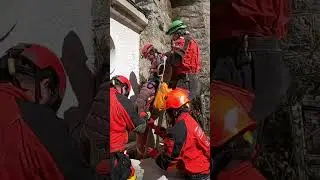 Rescate de víctima. Bomberos GIRECAN