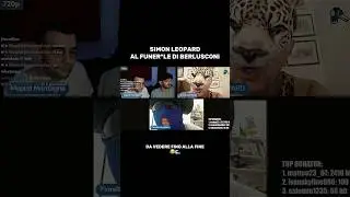 Simon Leopard al funerale di Berlusconi 😱 #perte #live #twitch #berlusconi #simonleopard