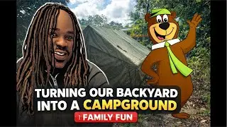 Turning our backyard into a campground part two ￼