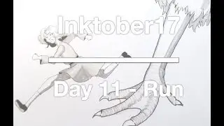 Inktober17 Day 11 | Run