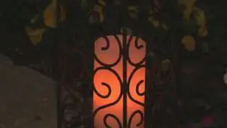 Scrolled Iron Candle Stand