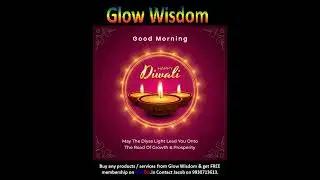 Glow Wisdom's Diwali Wishes 2023 with special offer