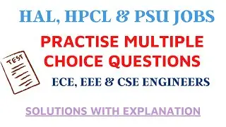 Practice Mock Questions for Engineers - HAL Design & Management Trainee , HPCL