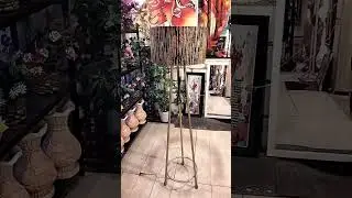 metal floor lamp