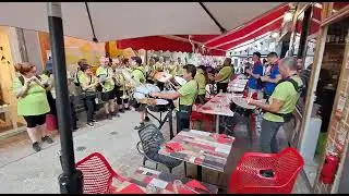 Animations des rues d'Espalion par la Banda de Jenzat