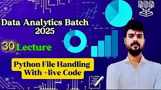 Lec:- 30  File Handling from Scratch to Advanced in Hindi Explanation With Code | Python Tutorial🐍
