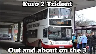 *DOWNSHIFTS + THRASH* Journey on Route 3 - Alexander ALX400/Dennis Trident - Fords T90BUS [T694KPU]