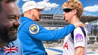BRITS React to American Trolling English Football Fans!