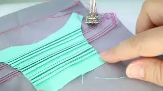 How To Sew With The Pintuck Foot Tutorials and Examples