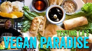 Thai RESTAURANT Test Los Angeles: alles vegan | Gemüsekuchen bis Kokoseis | Arayas Place