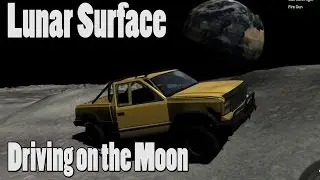 BeamNG.drive Mods - Driving on the Moon - Lunar Surface Map