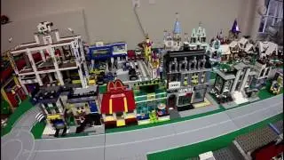 V Bricks Lego City V3 Update 007 - Merry Christmas & Happy New Year - Full Layout