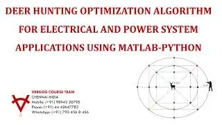 DEER HUNTING OPTIMIZATION ALGORITHM FOR ELECTRICAL AND POWER SYSTEM APPLICATIONS USING MATLAB PYTHON