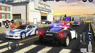 Police Car Wash Service: Gas Station Parking - Car Games! Android Gameplay