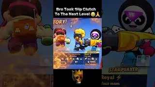 Best 1HP Clutch ?! 💀🙏 | #brawlstars #shorts