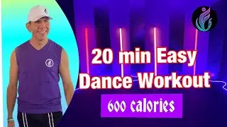 20 minute Low-Impact INTENSE Latin Dance Grooves workout/ Fitness By Fernando/FBF