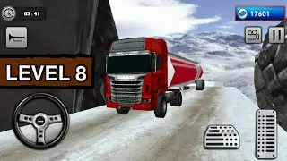 Uphill Cargo Transport Truck Driver 2019 - Level 8  - Oil Tanker Truck - Android Gameplay
