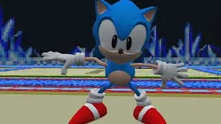 Prisma 3D crashed 3 times while making this (Sonic cd special stage animation Prisma 3D)