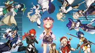 What Diona thinks about the other characters (En dub)
