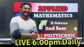 LECTURE NO5 || APPLIED MATHEMATICS M-2 || MSBTE || POLYTECHNIC || DIPLOMA|| LIVE || ALL BRANCHES