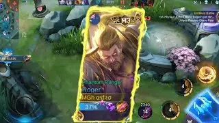 Roger Phantom Ranger M3 skin gameplay|mobile legend