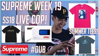 SUPREME WEEK 19 LIVE COP! (MANUAL CHECKOUT W) SUMMER TEES!