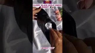Meesho Finds Classy Black Heels Under₹500🌹✨#shorts #yt #ytshorts #meesho #meeshoheels #haul #fyp