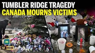 Canada Mass Shooting: Flowers Laid In Tumbler Ridge's Town Square | Canada Mourns | N18G | 4K