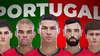 NEW HD FACES‼️PORTUGAL MEGA FACEPACK FIFA 16 MOD 24+MINIHEADS 🎮