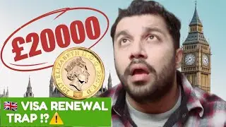 UK 🇬🇧 Visa Renewal FAILED! 💔 Yeh Ek Choti Galti Can Cost  ₹20,000 POUNDS 😱 (Indians in UK Big Trap)