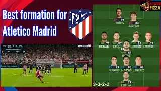 PES2021 Best formation for Atletico Madrid with full gameplay vs Real Madrid