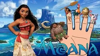 Disney Moana Finger Family Song / Nursery Rhymes For Children