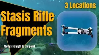 Фрагменты винтовки Стазис в Subnautica