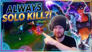 I Solo Killed the Enemy ADC 5 Times (Master Elo Highlights)
