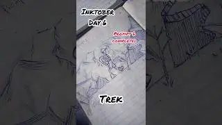 Inktober prompt 6: Trek. How did I do? #inktober #inktober2024 #drawing #inking #artist