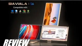 ОБЗОР: Портативный монитор Siaviala S6 с двумя дисплеями &mdash; расширитель экрана ноутбука &mdash; с широкими возможностями регулировки!