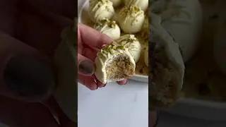 White Chocolate Pistachio Balls 🍫🌰😍💖✨ #chocolate #pistachio #easytomake #yummy #Truffles