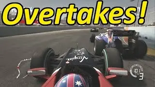 F1 2010 Career Mode Part 7 Valencia - So many Overtakes!