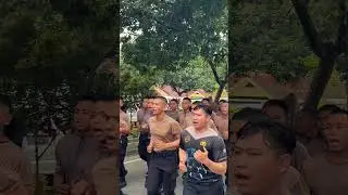 LARI SORE PERSONEL BINTARA REMAJA ANGKATAN 53 DITSAMAPTA POLDA SULSEL, SELASA (13/01/26).