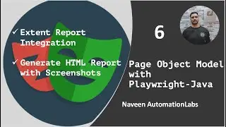 #6 -  ExtentReport Integration with Playwright || Generate HTML Report with Screenshot