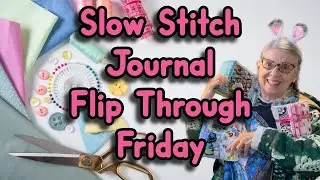 #flipthroughfriday Мой дневник «Просто так», выполненный в технике медленного шитья! Проекты прош...