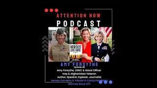 Amy Forsythe USMC, Combat Correspondent Author Keynote Speaker, Naval Officer