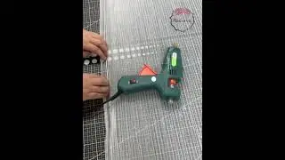 Pleated Organza Crinkle Fabric with the wire making tutorial#weddingdecoration #fabricdecor