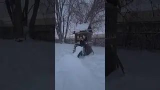 Snow Day Fun on the Playground Kids Turn a Slide #SnowDay #KidsFun #WinterVibes #FamilyMoments