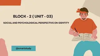 BLOCK 2 ( UNIT - 3) BPCG 172 Social and psychological ...  #firstyearexam #ignou #ignoudevesh #exam