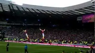 Hearts fans singing the Hearts song Hampden 19th May 2012
