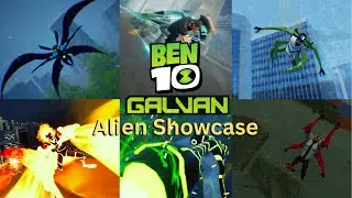 Фан-игра по Ben 10 под названием Galvan - демонстрация инопланетян.