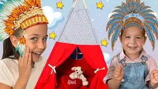 Emily and Daniella have fun playtime with color song! Learn colors with Balloons!