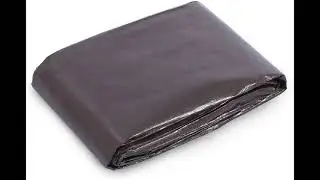 Super Heavy Duty Poly Tarp Cover Thick 16 Mil Waterproof 100% UV Resistant Rip Tear Proof Tarp w Rus
