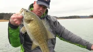 3B Outdoors TV - TightLining for Smallmouth Bass on Cherokee Lake, Jefferson City, TN